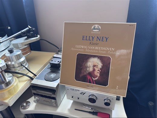 德意志奶奶Elly ney之贝多芬热情欣赏，起立，敬礼！喊口号！单声道黑胶唱片