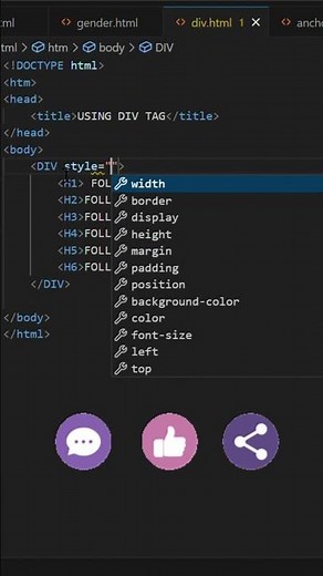 Day 15 – Inline CSS with Div Tag | Change Background Color in HTML 🎨