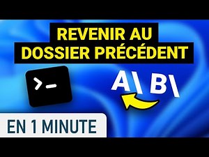 Revenir au répertoire précédent via la ligne de commande