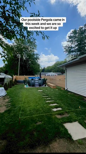DIY Concrete Pergola Bases. the amount of measuring and math this project took irked me #diy #pergola #bases #concrete #ideas #support #backyardmakeover #backyard #patio #summer | Don't Drink and DIY