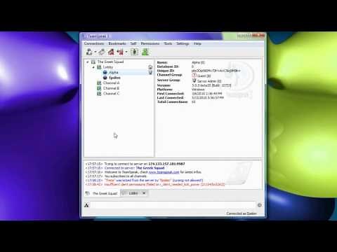 [C3] TeamSpeak 3 Client - Permissions System for Advanced Users