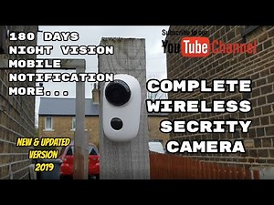 Security Camera Wireless Battery Powered System Best for Outdoor / Indoors: Review / Setup / Demo