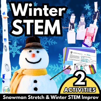 Fun Day Before Winter Break or Back to School After Winter Break Activities STEM
