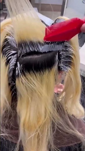 How to Bleach Hair Roots & Touch Up Color - Hair Coloring Tutorial