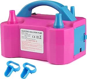 OWill Electric Balloon Pump,Portable Portable Air Blower with Dual Nozzle Balloon Blower Machine Inflator for Fast, (110V-120V 600W) Efficient and Easy Bulk Balloons Filling for Different Occasions