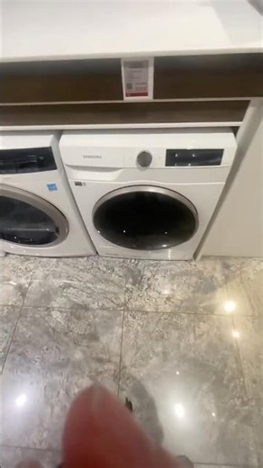 Mini Samsung front load heat pump electric dryer white