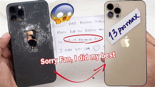 I turned a broken iPhone 11 Pro Max into an iPhone 13 Pro Max