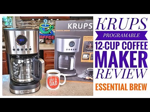 Krups Essential Brew 12 Cup Programmable Drip Coffee Maker Review