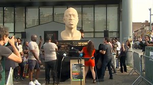 George Floyd 6-foot statue unveiled in Brooklyn