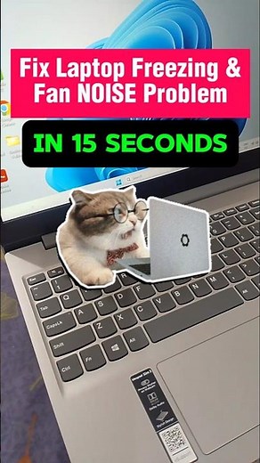 FIX Laptop Freezing & Loud Fan Noise in 10 Seconds! ⚡
