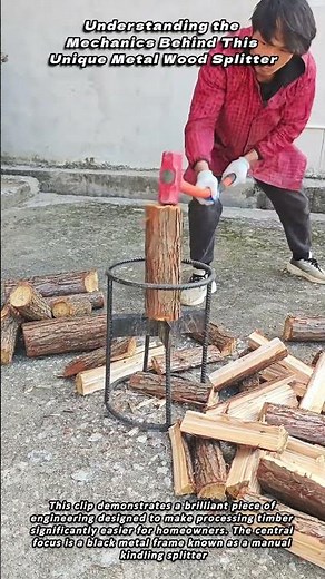 Understanding the Mechanics Behind This Unique Metal Wood Splitter