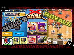 ¿Clash Royale o Null´s royale? El servidor privado que tiene mucho mas que el juego original!! :O