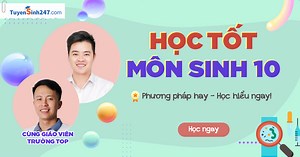 Khóa học online Sinh lớp 10 với giáo viên giỏi, nổi tiếng.