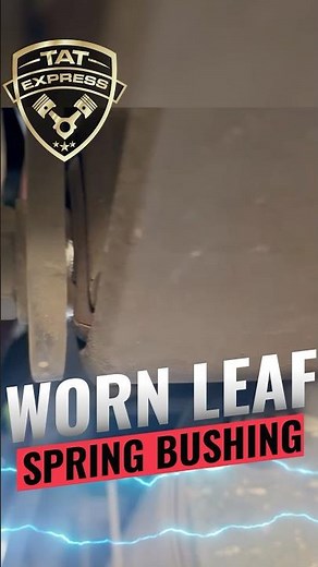 🛞⚙️ Worn Leaf Spring Bushing – Excessive Play & Metal-on-Metal Movement 🚛💥