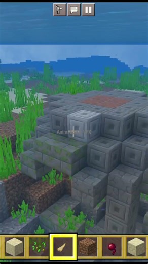 minecraft underwater 🫧 #shorts