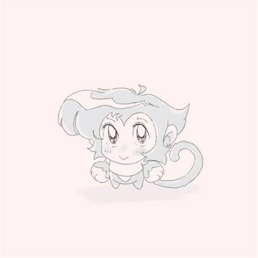 Monke🐒🍌✨ #furry #originalcharacter #digitalart #furryart #drawing #80sanime