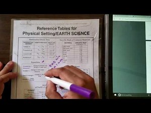 Earth Science Reference Table (ESRT) review for the Regents Exam #03 (Eccentricity)