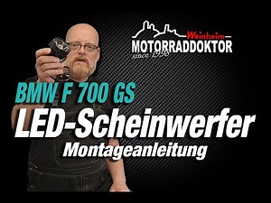 BMW F 700/800 GS LED Scheinwerfer SW-Motech | Montage am Sturzbügel | #motorraddoktor