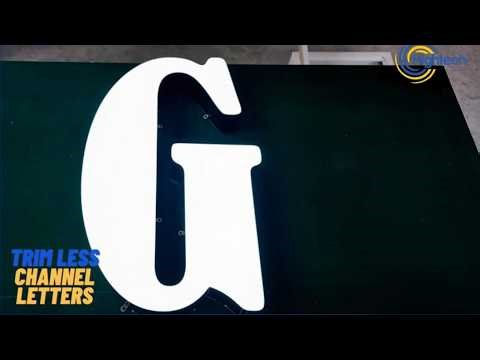 Trimless Channel Letters Production | SGL-03 Signage Advanced Line