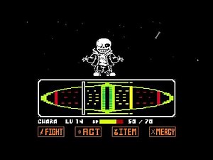 undertale: A Conceptualized Neutral route Sans battle! [undertale fangame]