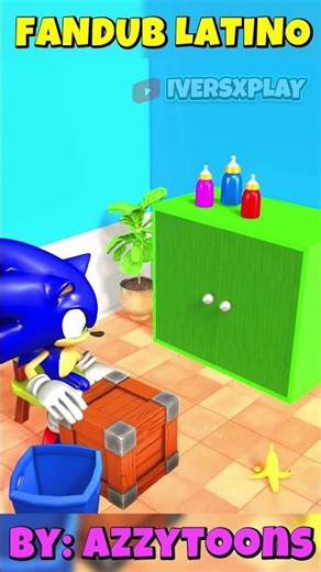 SONIC RECIBE UN REGALO SORPRESA DE TAILS ❤️ #sonic #fandub #shorts