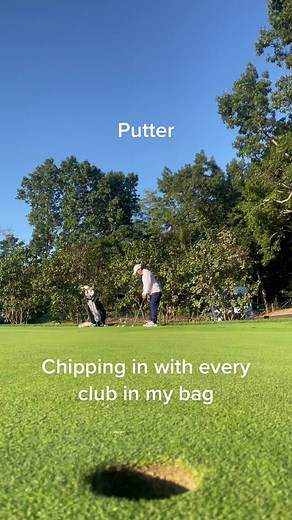 Is using a putter off the green still considered a chip? 🤔 #golftok #chippingpractice #golf #putting #golf
