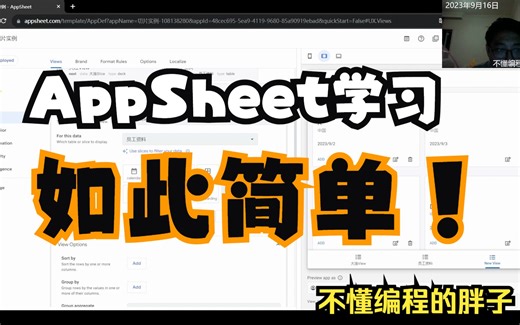 无代码15)AppSheetUX介绍