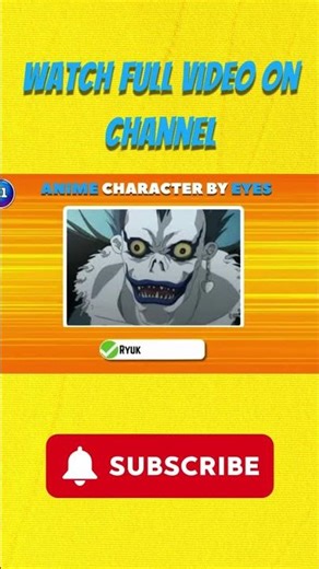 Guess the Character by Their Eyes (Anime Quiz)