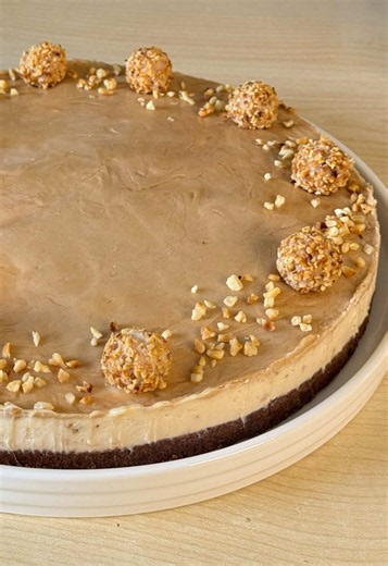 Giotto No-Bake Cheesecake Rezept – einfacher Giotto Käsekuchen