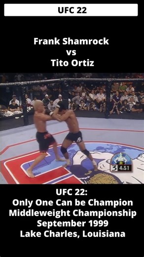 Frank Shamrock vs Tito Ortiz UFC 22 Fight Highlights