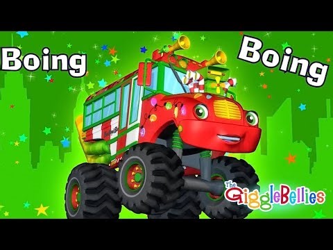 Wheels On The Christmas Bus | Nursery Rhymes - GiggleBellies