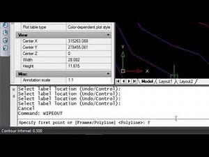 Drawing and Labeling Contours