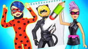 Miraculous: As Aventuras de LadyBug. Neste encantador vídeo infantil, acompanhe a Marinette em mais uma aventura emocionante! Hoje é um dia especial na escola, com uma tarefa crucial pela frente. No entanto, os vilões decidiram agir novamente, e agora a incrível Ladybug precisa salvar o dia! 📚🐞✨ | Desenhos animados para crianças
