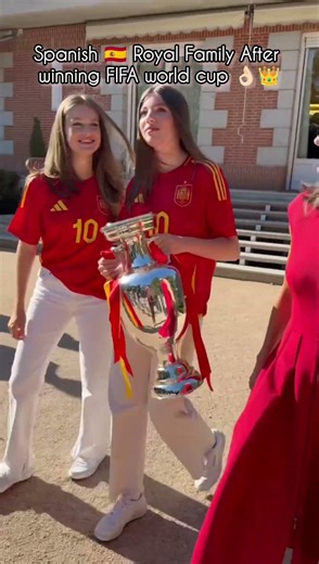 🏆🇪🇸 Spanish Royal Family Celebrates FIFA World Cup Victory ❤️🥹 #spain #fifaworldcup
