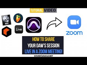 How To Share Your DAW's Zoom Session Live In A Zoom Meeting | SoundOracle.net