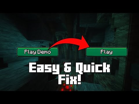 HOW TO FIX play DEMO in Minecraft | Easy 100% FIX ✅ (2024)