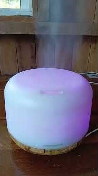 Functions Of My Urpower 500ml Ultrasonic Diffuser Diffuser Wood Grain Bottom and Bottons From Amazon