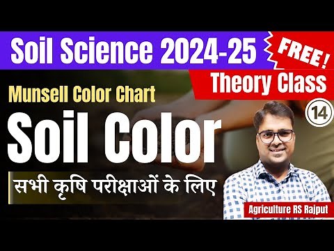 L-14: Soil Color | Munsell Color Chart | Soil Science 2024