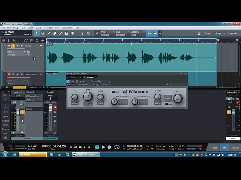 How To: Apply Stereo Reverb on Mono Tracks with Studio One V3 Prime