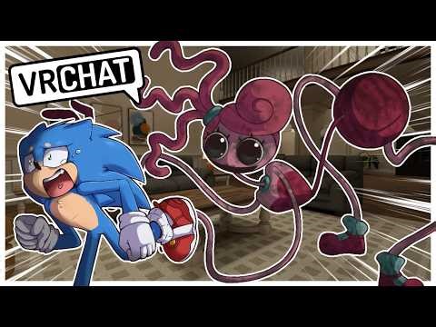 Movie Sonic Meets Mommy Long Legs In VRCHAT!!