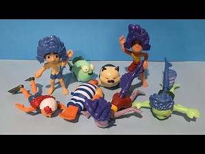2021 DISNEY PIXAR LUCA set of 8 McDONALDS HAPPY MEAL MOVIE TOYS VIDEO REVIEW