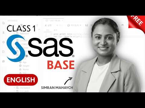 BASE SAS PROGRAMMING FULL COURSE (CLASS 1) (ENGLISH)