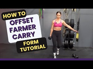 Dumbbell Offset Farmer Carry Exercise Tutorial | Suitcase Carry