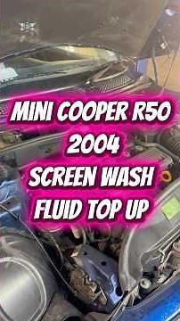 👉🏻 How to top up screen wash fluid Mini Cooper R50 DIY save money 💰💵 #screenwash #minicooper