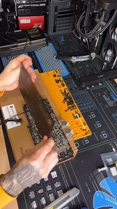 Behold this awesome close look at installation of our #Bitspower Nebula waterblock on the XFX Radeon #9070XT Mercury - pre-applied pads, magnetic customizable faceplate & multi-I/O. Stay tuned tomorrow for more from the talented Nico Cpk! 🔥 | Bitspower