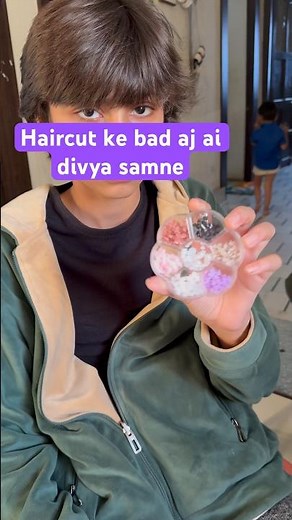 After haircut 💇‍♀️ Divya’s 1st video / Ghamu Saran / Simple Nail Art Designs pinterest #shorts