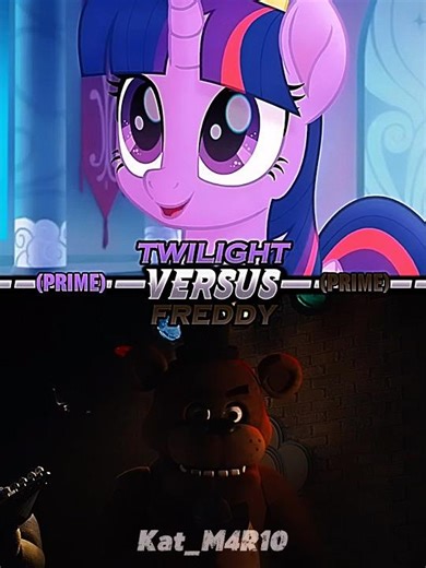 Twilight vs Freddy (Movie Versions) #mlpmovie #fnafmovie #wisedit #shorts