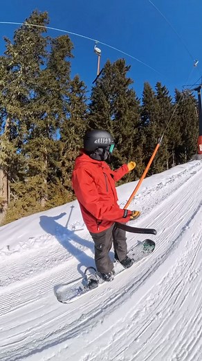 Have you ever road a t-bar? The most common ski lift in the world! . . #snowboarding #snowboard #snow #ski #skiing | Johnathan Buckhouse