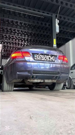 E92 m3 m performance titanium exhaust cold start