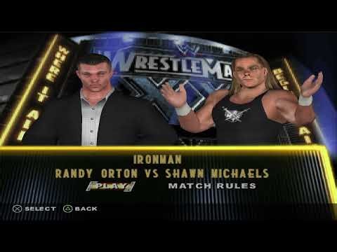 WWE SmackDown vs Raw 2004 – Randy Orton vs Shawn Michaels | Iron Man Match | PS2 Legendary Battle ⚡